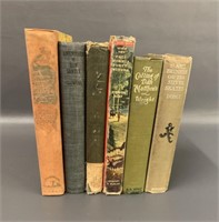 6 antique / vintage books