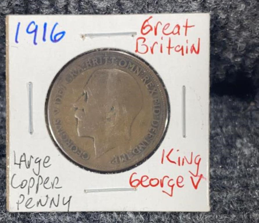 1916 Great Britain Penny