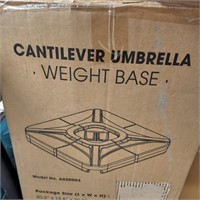 Cantilever umbrella weight base
