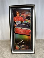 1995 Jeff Gordon Jebco clock and picture plaque.