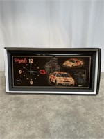 Dale Earnhardt Jebco clock and picture plaque