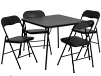 $112 Madison 5pc Folding Card Table and Chair Set