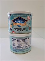 Blue Diamond Almonds Peppermint Cocoa Flavored x2