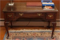 Cherry Queen Anne style Ladies Writing 3 drawer