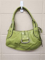 Hand bag, green color