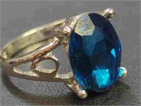 925 stamped gemstone ring size 8.75