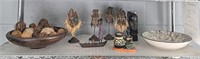 Lot Of Assorted Tribal Themed Art & More