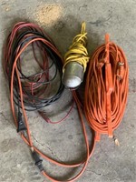 Extension cords & work light