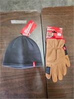 Milwaukee Hat & Work Gloves XL