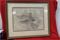 A Chinese Silk Painting