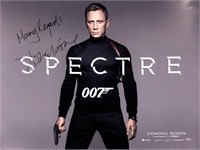 Autograph James Bond 007 Poster