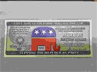 Republican party banknote
