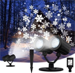 NEW $40 LED Snowflake Projector