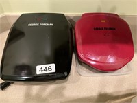 2 George Foreman grills