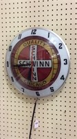 Lighted Schwinn Quality Chicago Adv. Clock-