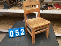 Old Wooden Childrens Chair