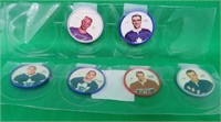6x 1960-61 Shirriff Hockey Coins Baun Horton ++