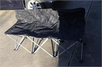 Folding camp chair with bag