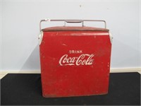 COKE CHEST 50S MISSING TRAY, CLEAN, 17"W 12"D 18"H