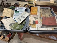 2 Suitcases c/w Many Old Operator Manuals