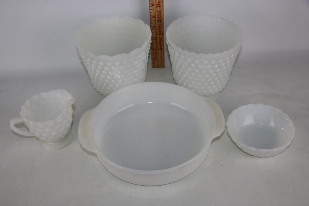 Fire King Milk Glass Lot