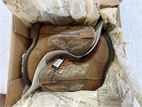 Ariat Child's Sz 3-1/2 M Med Work Hog Roper Boots