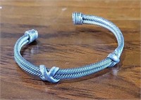 VTG Sterling .925 Mexico Cuff Bracelet