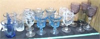 Misc Colored & Etched Stemware