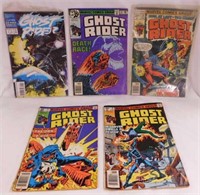 4 Marvel Ghost Rider comic books: 1977 - Two 1979