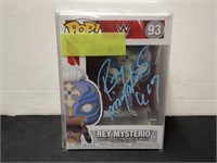 Signed WWE Rey Mysterio Funko Pop!