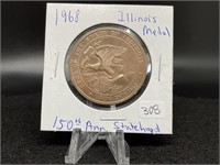 1968 150th Ann. Illinois Statehood Medal