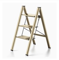 ($109) 3 Step Ladder Aluminum Lightweight