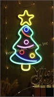 Xmas $45 Retail Tree Sign Neon