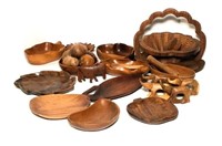 Wooden Trays, Fruit, Nut Bowls and more
