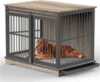 Lyromix 43.7' Dog Crate  Grey  Medium/Large