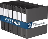 *NEW Premium Economy 2-Inch Binders-6PCS