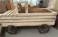 Ole time wood truck planter 24 x 11 x 14"
