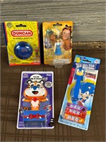 4pc Toy Lot Yo-Yo Wizard Of Oz FrostedFlakes Sonic