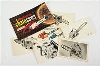 MCCULLOCH AND REMINGTON CHAINSAW POSTCARDS &