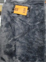 Dark Grey Large Throw Blanket