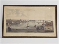 J.A. ATKINSON COLOURED AQUATINT ENGRAVING