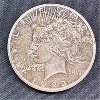 1922-S Silver Peace Dollar