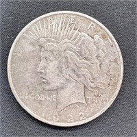 1922-D Silver Peace Dollar