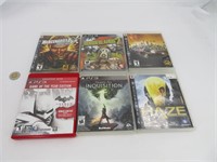 6 jeux pour Playstation 3 dont haze