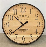 2 FT Infinity Group Wooden Face Wall Clock