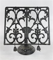 Cast Iron Cookbook Holder