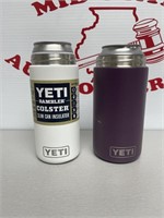 (2) Yeti Rambler Colster Slim Can Insulators