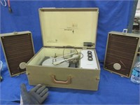 old westinghouse record player with speakers