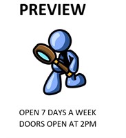 Preview Daily - doors open at 2pm