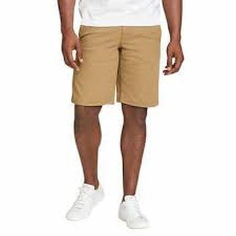 Eddie Bauer Men's 38 Canvas Short, Brown 38